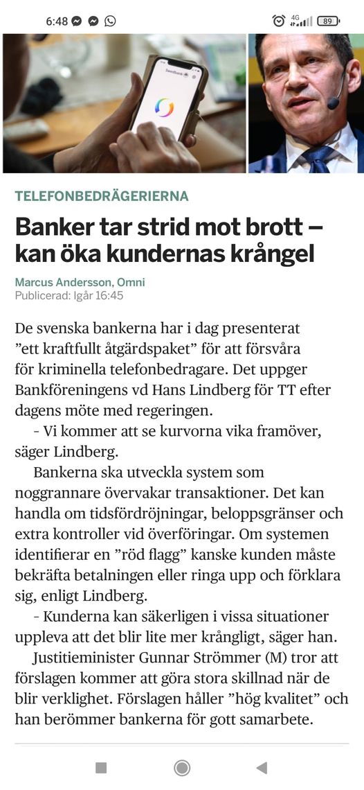 Brottsstridande Banker