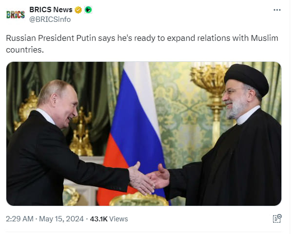 Putin Redo Att Expandera Relationer Med Muslimska Länder