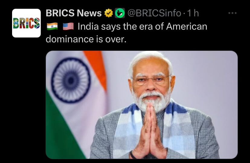 Indien: Amerikanska Erans Dominans Över