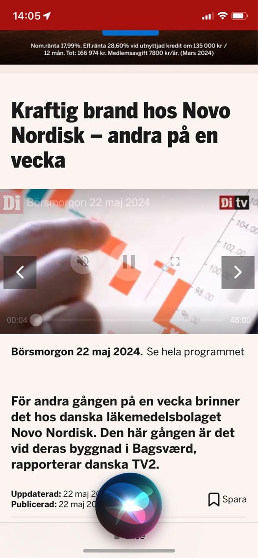 Andra Nova-Branden På En Vecka