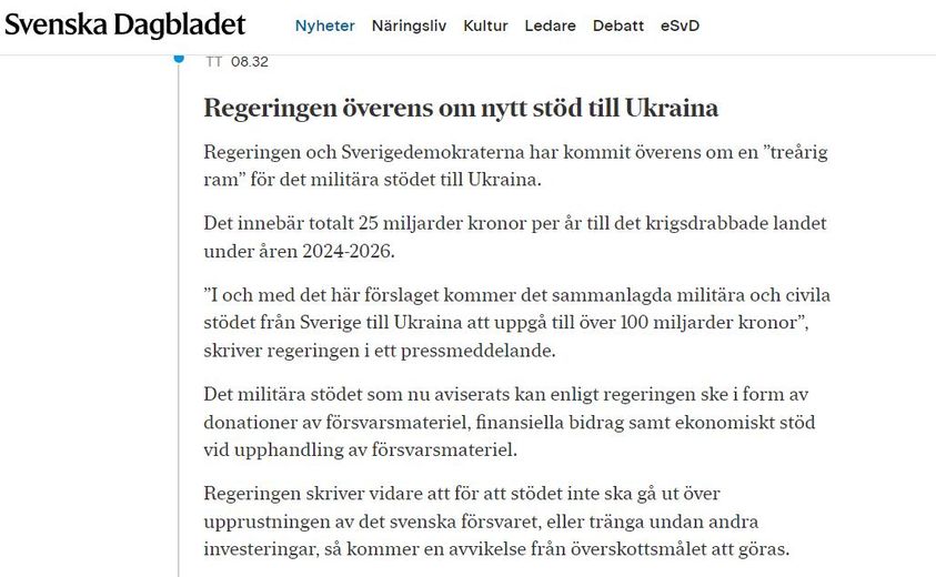 Svenskt Gryteldande I Ukraina