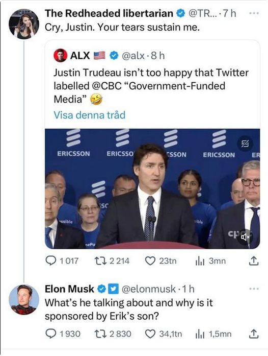 Trudelutten, Musk & Eriks Son