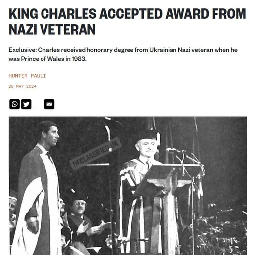 Charles III Prisad Av Ukrainsk SS-Officer I Kanada 1983