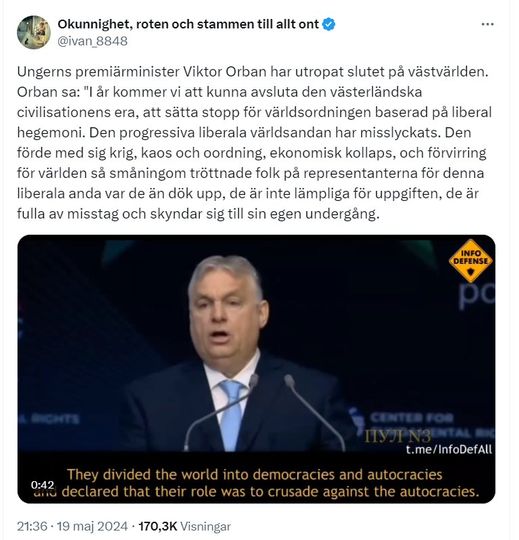 Orban & Västvärlden