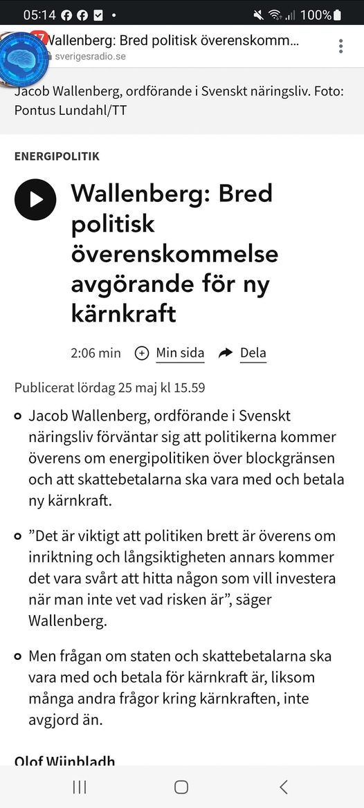 Wallenberg & Kärnkraften