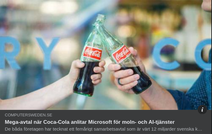 Coca Cola & Microsoft