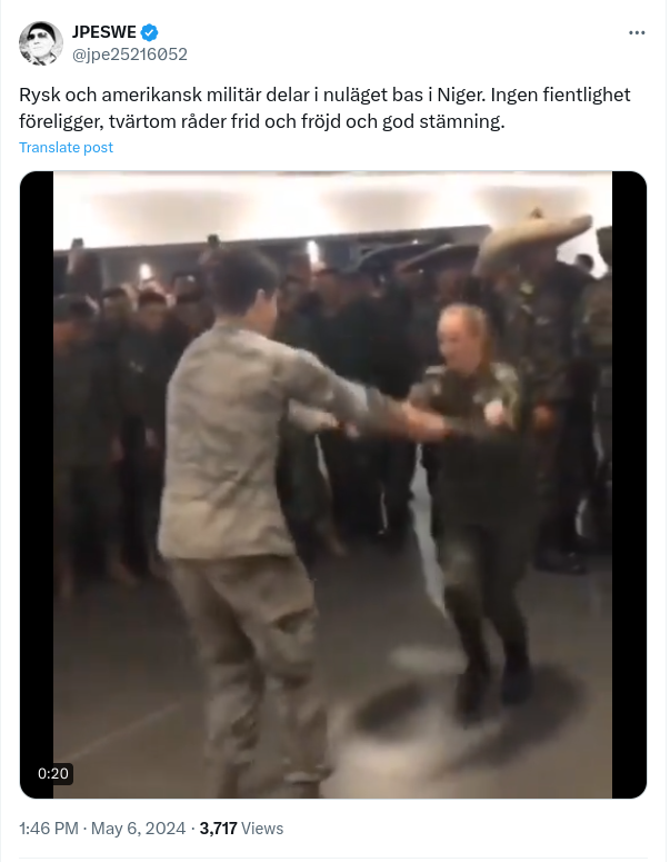 Militär Dans I Niger