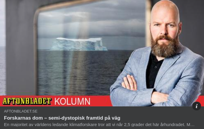 Klimatforskningsoro För Stora Samhällsstörningar Närmsta Fem Åren