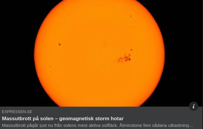 Jordiskt Hotande Geomagnetisk Storm Efter Soliga Koronamassutskastningar