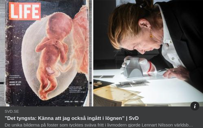 Fotograf Lennart Nilsson