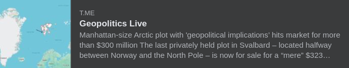 Arktisk Ö Till Salu