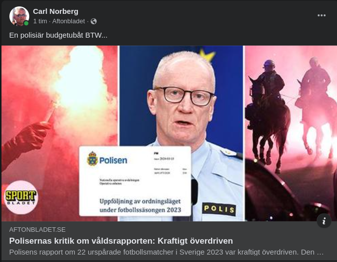 Poliskritiserad Våldsrapport