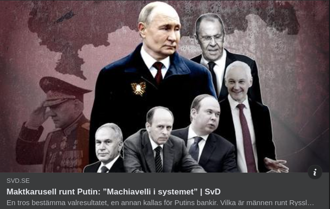 Maktkarusell Runt Putin I SvD