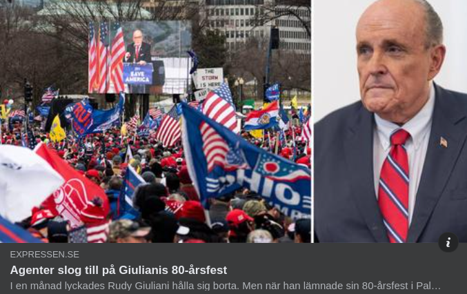 Delgiven Giuliani Med Kommentarer