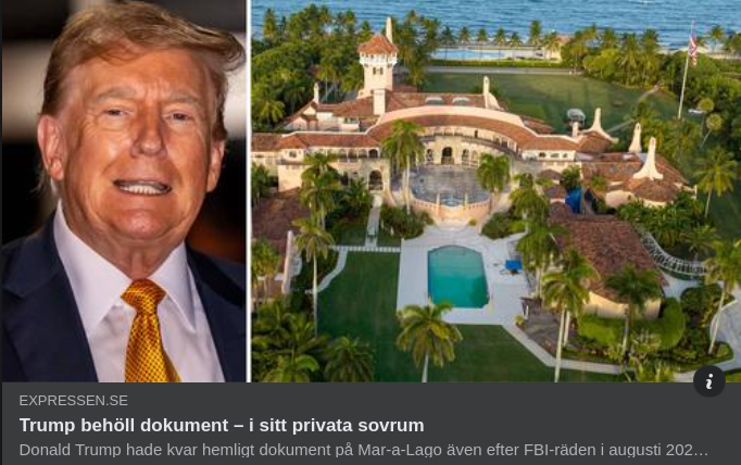 Trump & Hemliga Dokument