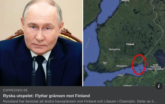 Ryssland Ändrar Havsgräns