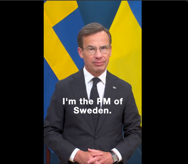 Barnhandlaren Adresserar Ukrainas Befolkning