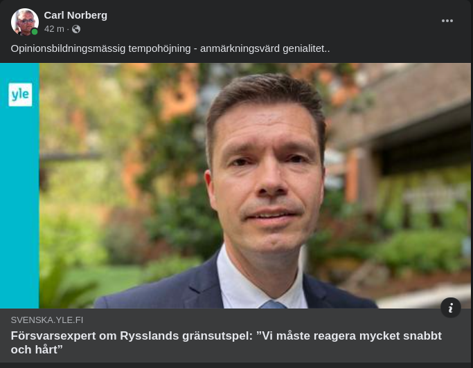 Snabbt & Hårt Mot Ryskt Gränsutspel