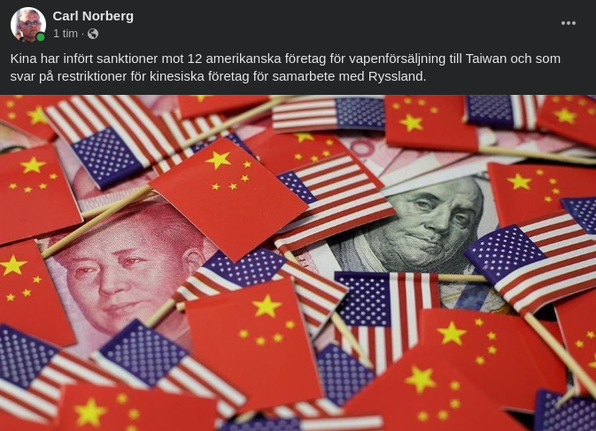 Kinesiska Vapenförsäljningssanktioner