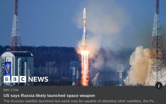 USA, Ryssland & Rymdvapen