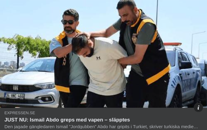 Rävens Dödsfiende Jordgubben Gripen & Släppt Mot Borgen I Turkiet