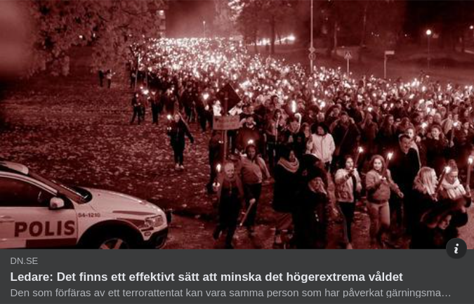 Omgivningspåverkat Högerextremistiskt Våld I DN