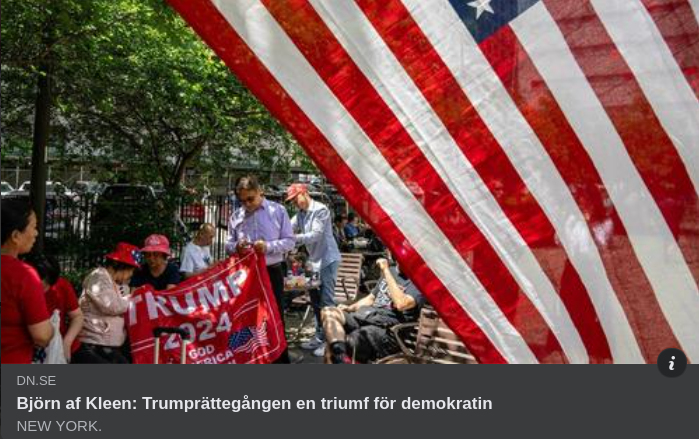DN:s B. af Kleen Om Trump Med & Utan Kontroll