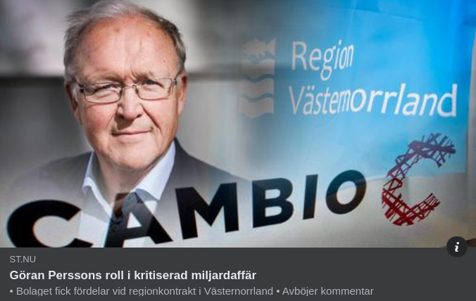 Göran I Kritiserad Miljardsatsning