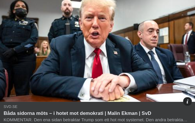 Amerikanskt Sidomöte I SvD