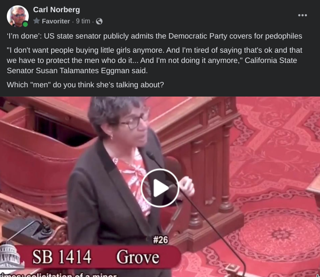 Susan Talamantes Eggman trött på att skydda barnutnyttjare