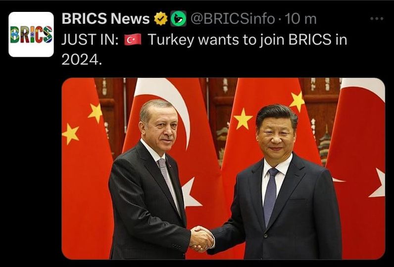 Turkiet Vill Gå Med I BRICS