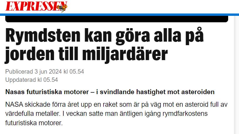 Rymdstensmiljardärer