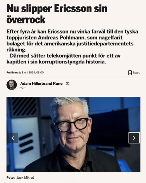 Ericsson Utan Överrock