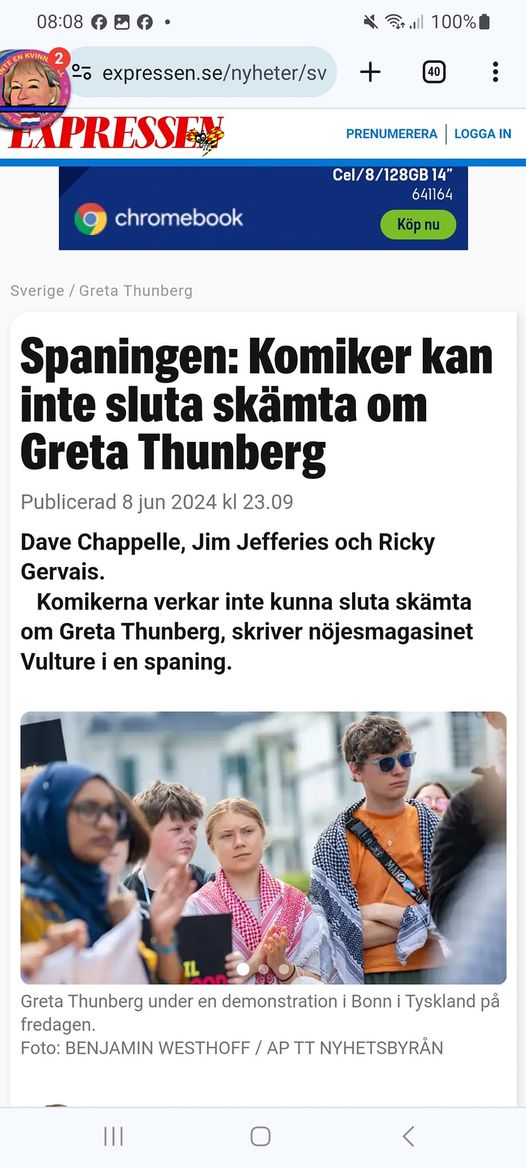 Världsskämtet Greta