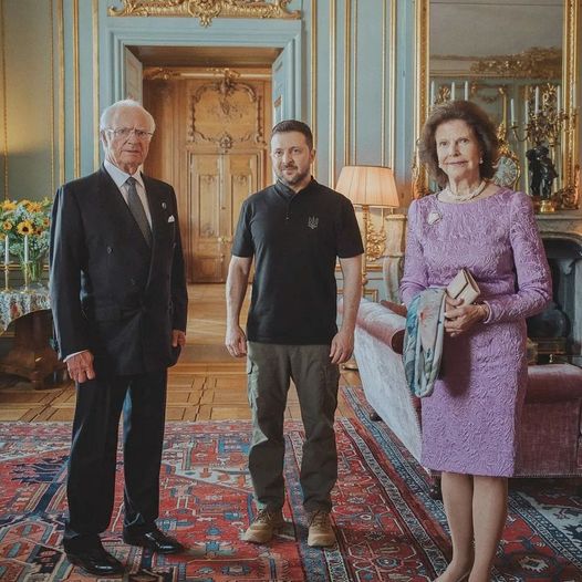 Kungligt Mottagen Zelensky