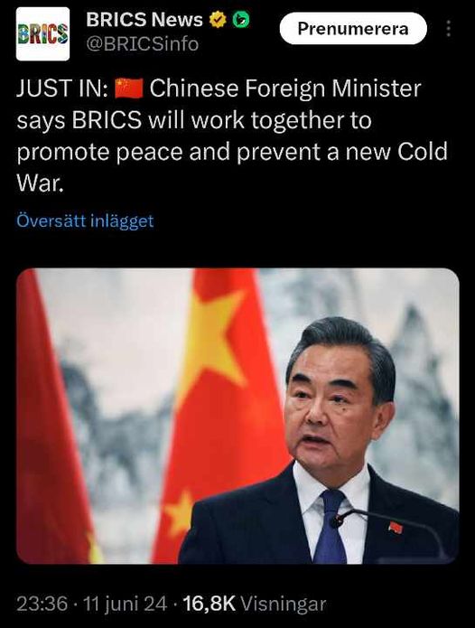 Kallt Krig Förhindrande BRICS