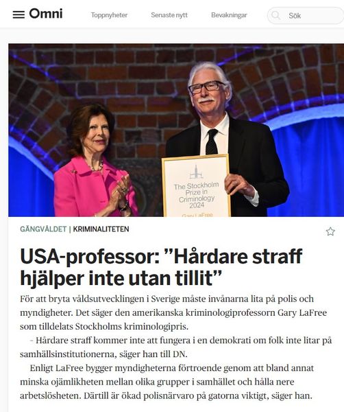 Tillit & Hårdare Straff
