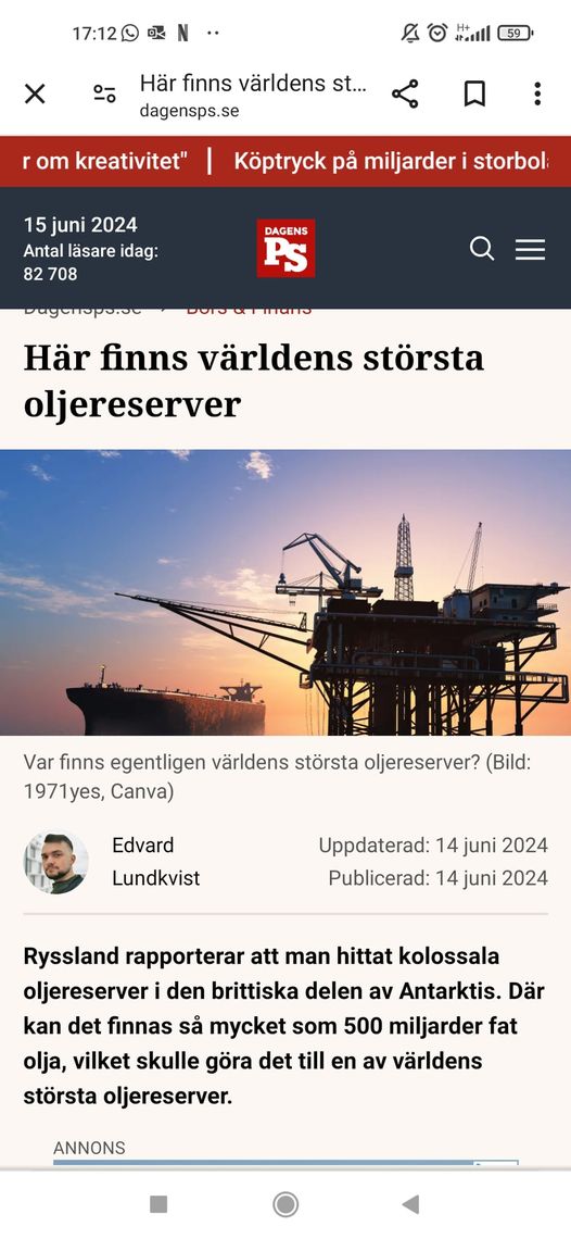 Oljereserver..