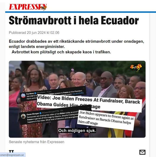 Strömavbrott I Ecuador
