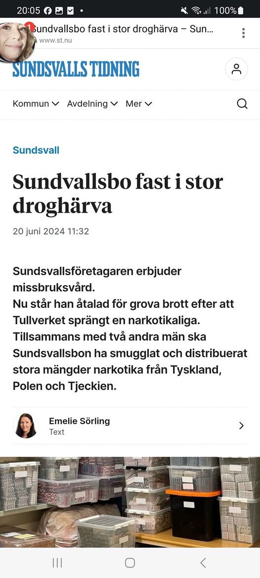Missbruksvårdande Sundsvallsbo I Stor Droghärva