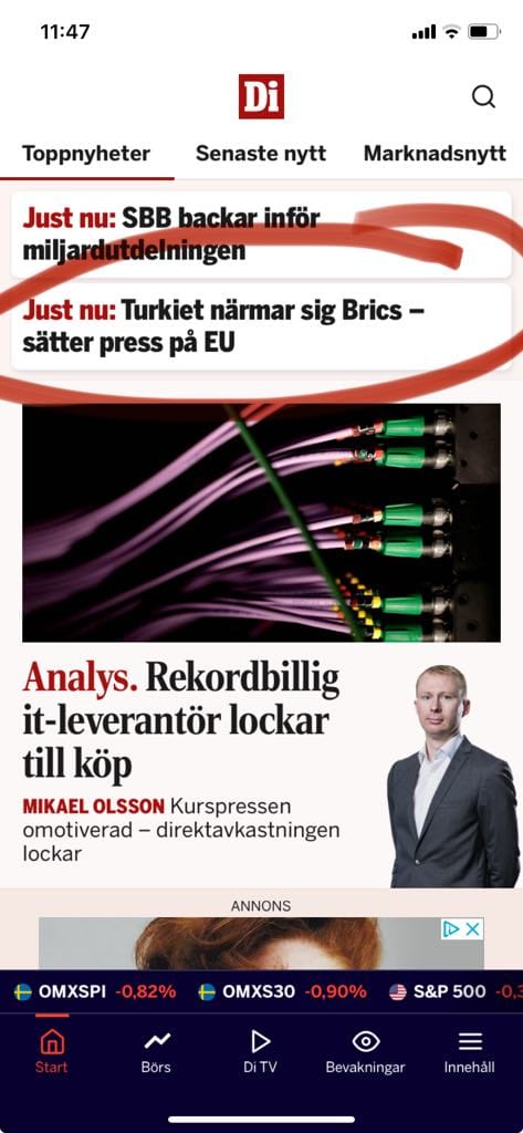 BRICS-Närmande Turkiet Pressar EU