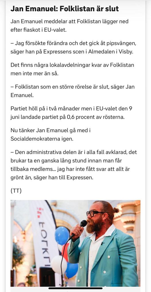 Folklistan Är Slut