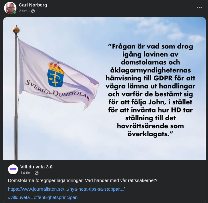 Offentlighetsprincipshämmande Myndigheter