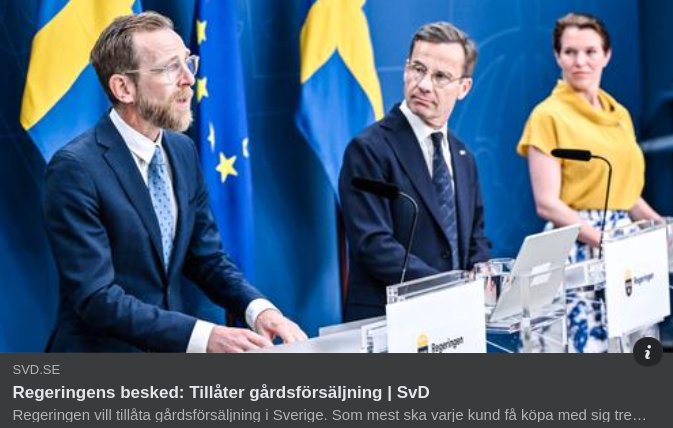 Stegvis Alkoholförsäljning