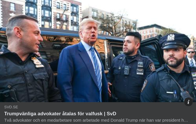 Valfusksåtalade Trumpvänliga Advokater I SvD