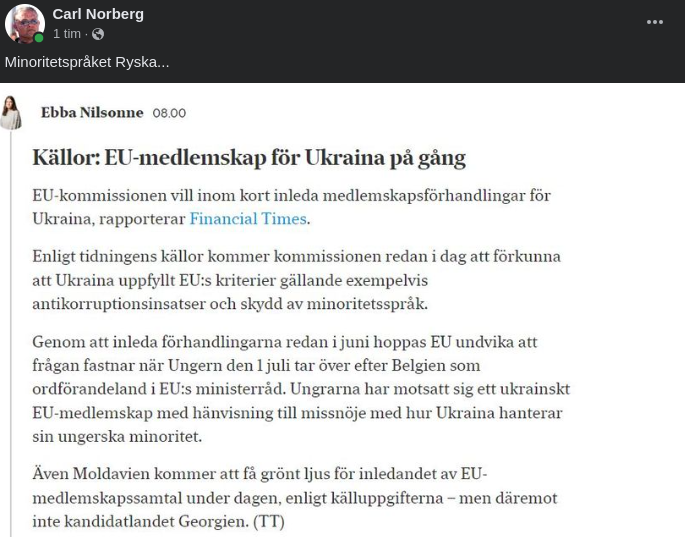 Ukraina & EU-Medlemskap