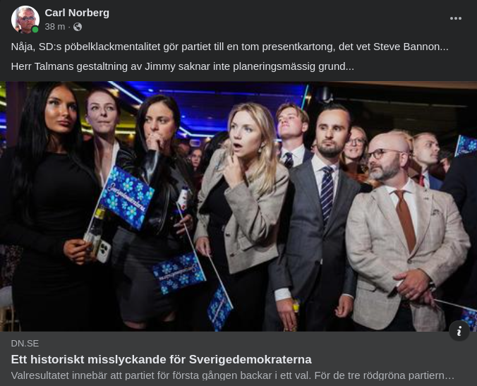 Historiskt Misslyckande SD I DN