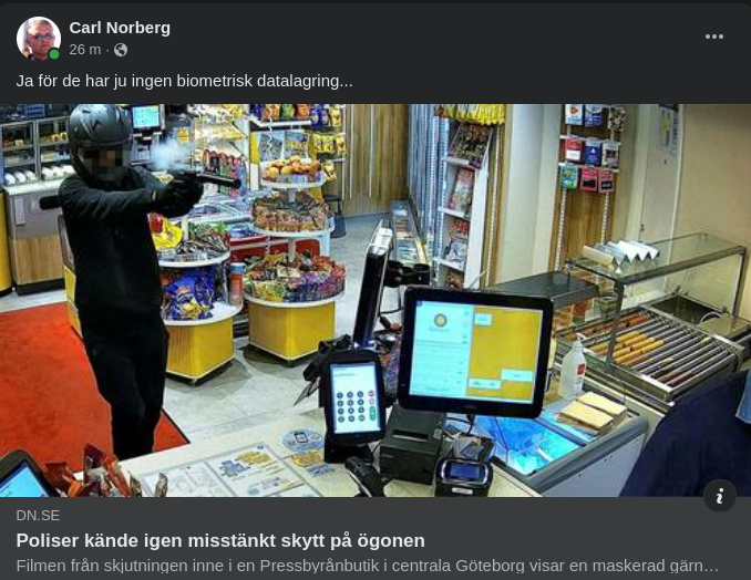 Ögonigenkännande Polis