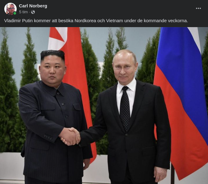 Putin Besöker Nordkorea & Vietnam