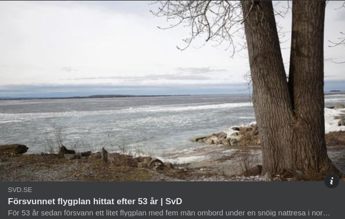 Flygplan Funnet Efter 53 År